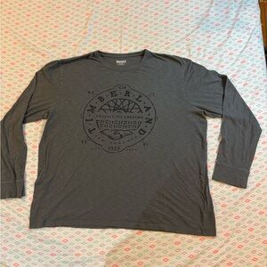 Timberland Embrace The Unknown Men's Size XXL Gray Long Sleeve